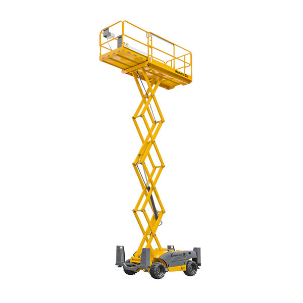 Scissor Lift Hire | Diesel 12 M - All Terrain w/ Jacks | Haulotte 12DX