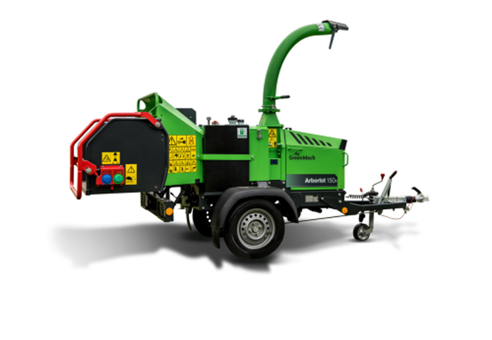 Wood Chipper Hire | 150mm (6 inch) GreenMech Trailer 